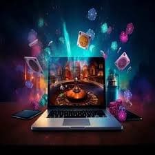 Berbagai permainan meja klasik seperti blackjack dan roulette dalam interface modern